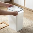 thumbnail image 4 of Binmer Kitchen Trash Can Household Bathroom Student Dormitory Large Capacity Living Room With Pressure Ring Basket Living Room Trash Cans, 4 of 5