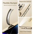 thumbnail image 6 of JETech Electroplated Case for iPhone 14 Pro Max 6.7-Inch, Camera Lens Full Protection, Compatible with MagSafe Wireless Charging, Shockproof Soft TPU Phone Cover (Gold), 6 of 7