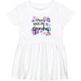 thumbnail image 3 of Inktastic Please Pass Me to Grandma with Flowers Girls Baby Dress, 3 of 5