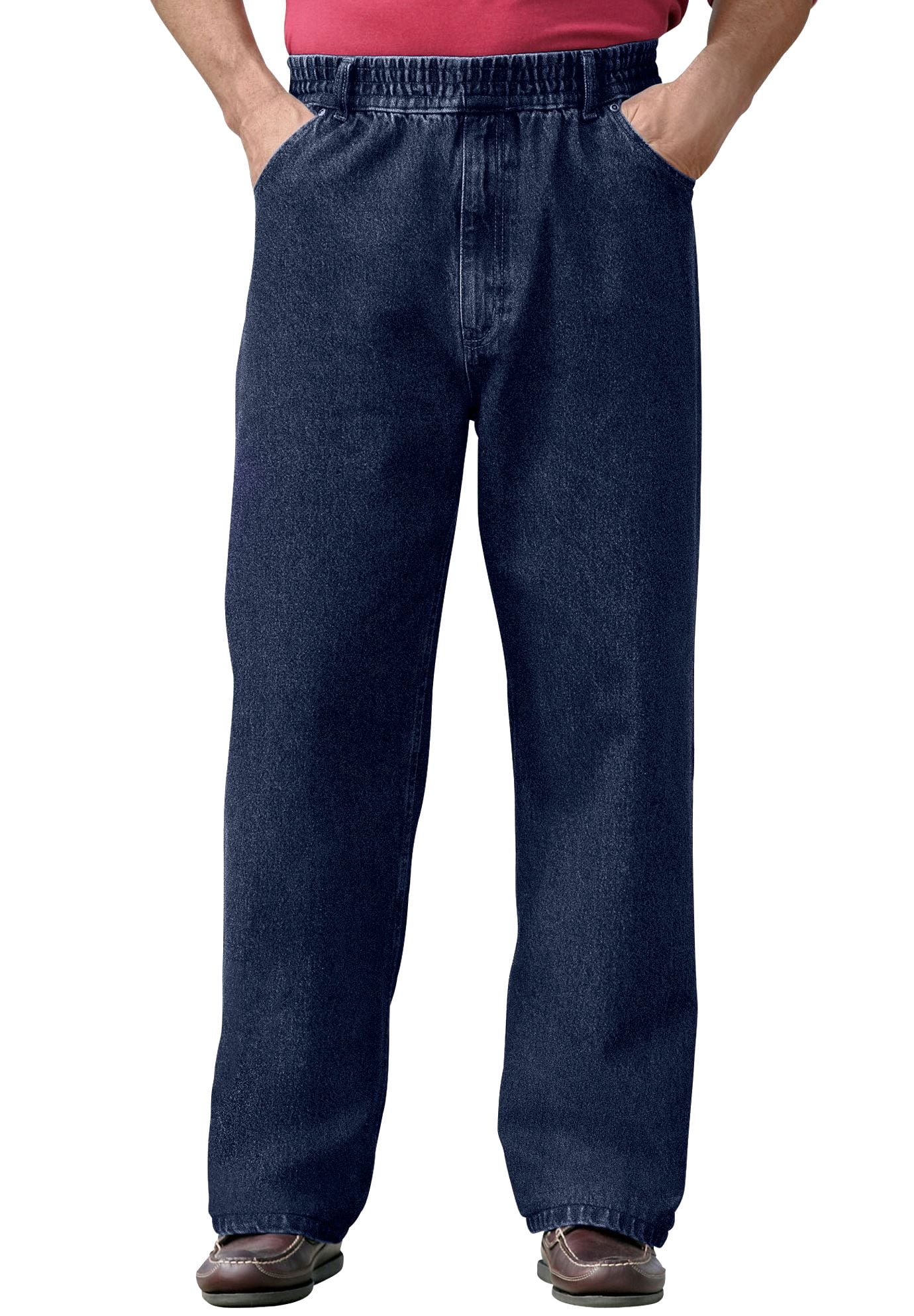 Men's & Loose Fit Comfort Waist Jeans -