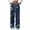 DE57_Dark Blue, variant on Womens Christmas Flannel Pajama Pants Cute Print Palazzo Pants Casual Baggy Stretchy Sleepwear Bottoms Gold S