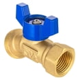 thumbnail image 3 of (Pack of 20) 1/4-Turn Outdoor Spigot, Sillcock Hose Bibb 1/2" Female NPT Inlet ×3/4" Male GHT Threaded Garden Hose Outlet/Connector (20),(SILLCOCK039-20PCS), 3 of 5