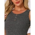 thumbnail image 5 of DARING DIVA Ribbed Knit Loungewear Sleepwear 2 Piece Tank Top M Black, 5 of 6