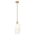 thumbnail image 6 of Innovations Lighting 716-1S-G484-7Op Brookhaven Flute 7" Wide Mini Pendant - Brass, 6 of 6