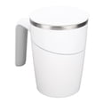 thumbnail image 3 of Taza de té, taza de café Taza de acero inoxidable blanca Taza de café con tapa Instalación sin esfuerzo, 3 of 9