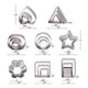 thumbnail image 4 of Set of 24 Cookie Cutters, Stainless Steel Cookie Cutters, Biscuit Cutters for Biscuit/Cake/Cookies/Pastry Decoration, Pastry Cutters, 4 of 5