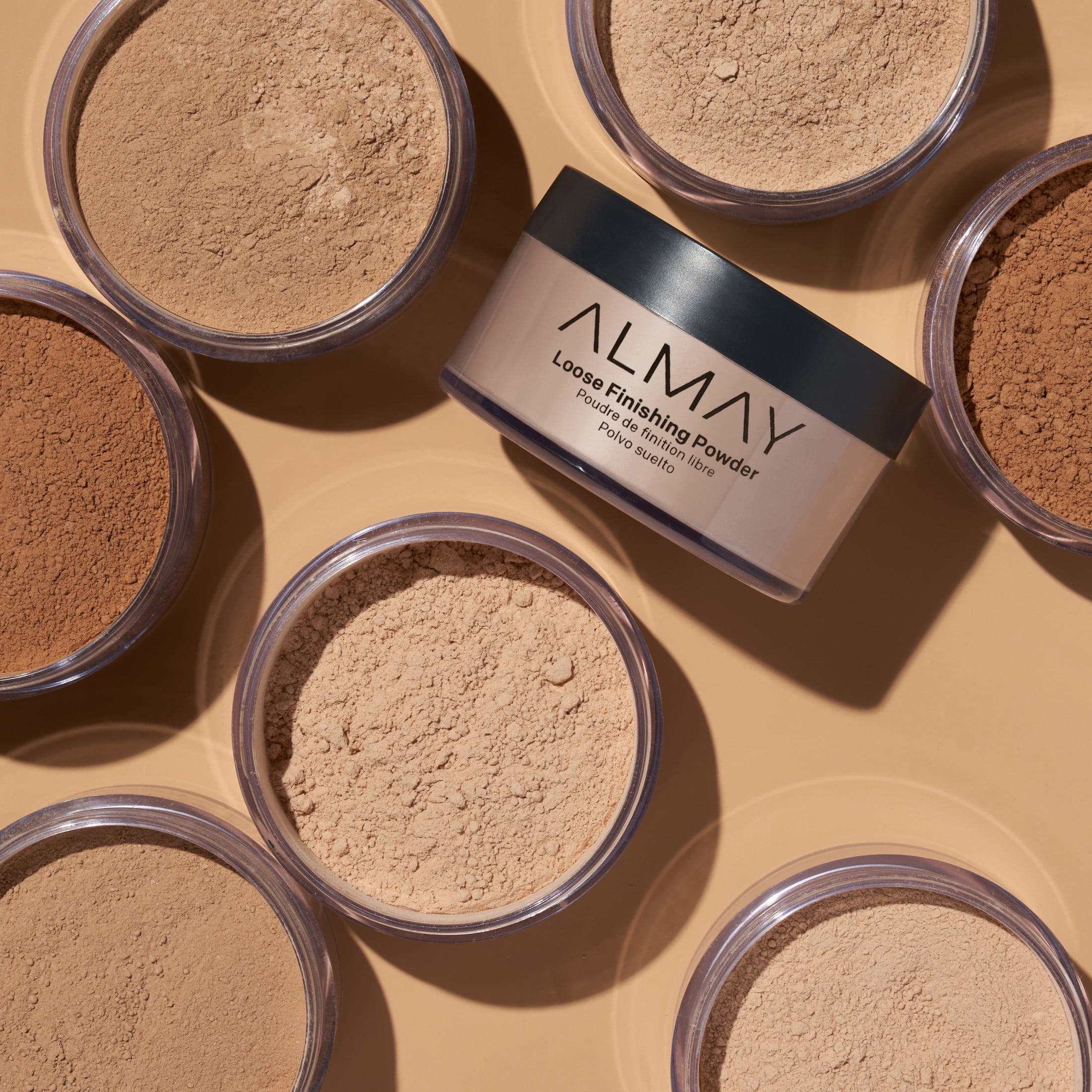 (2 pack) Almay Loose Finishing Powder, Matte Finish, Lightweight, 100 Light