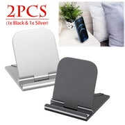 2Pack Universal Cell Phone Desk Stand Holder Mount Cradle for iPhone Samsung Galaxy LG