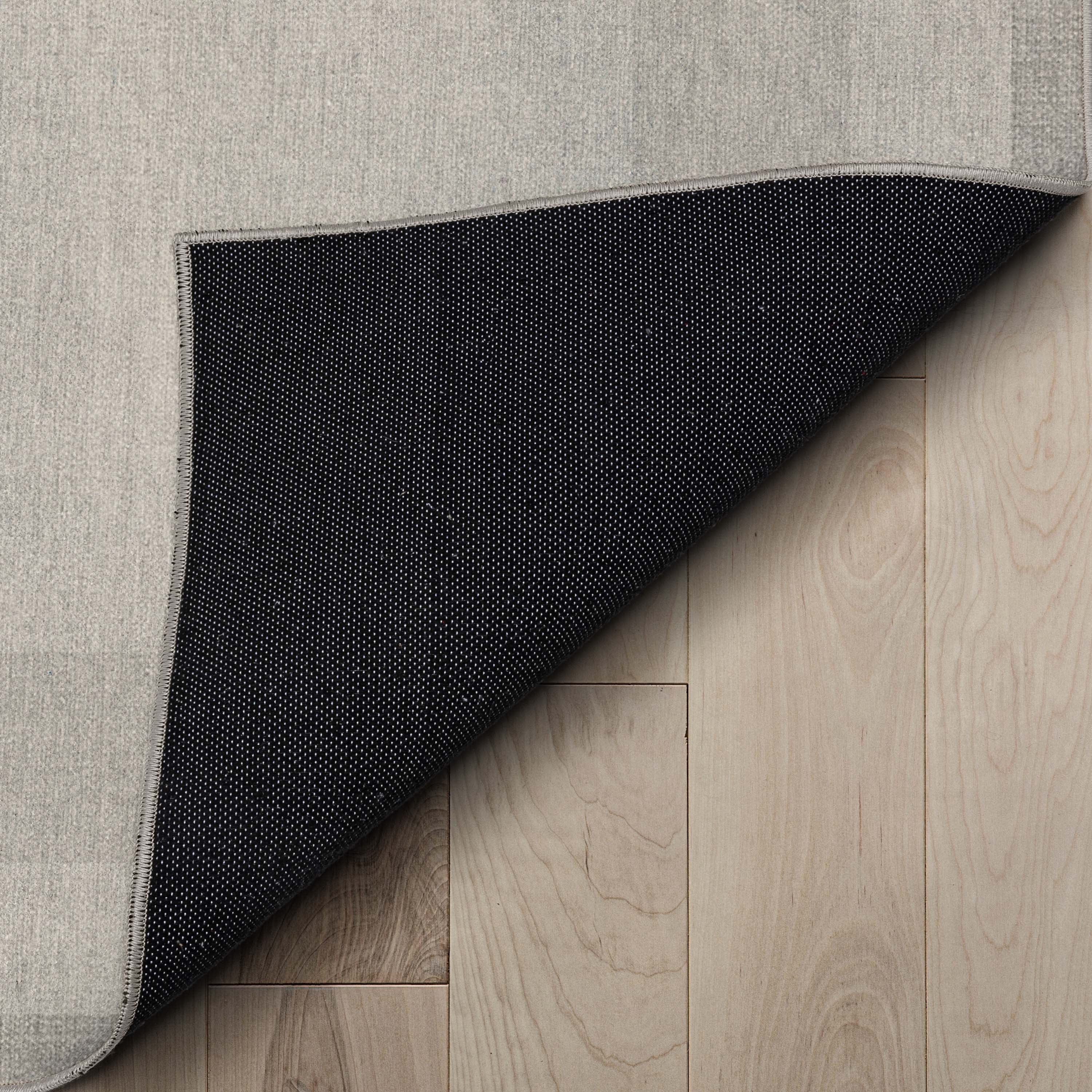 Well Woven Modern Plain Border Cream Flat Pile Easy to Clean 7'7" x 9'10" Area Rug for Living Room Dining Room Bedroom and Kitchen