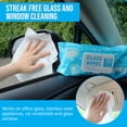 thumbnail image 6 of Air Jungles Cleaning Wipes Bundle, 3 Pack Includes Leather Cleaner Wipes, Glass Wipes, and All-Purpose Cleaning Wipes, XL 8" x 10", 70 Count Each, for Car, Home, Office, Furniture, Bags, 6 of 8