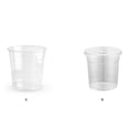 thumbnail image 4 of Bewildely 50 Uds. De tazas de embalaje para té de la leche helado, recipientes para comida de frutas, 500ML, cuencos transparentes para postres, Bar de Juegos de servir café y té Sin Tapas Bewildely HA066970-01, 4 of 6