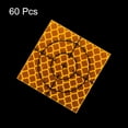 thumbnail image 3 of Uxcell 60pcs Survey Reflector Sheet 40x40mm Self-Adhesive Survey Target Mark Yellow, 3 of 6
