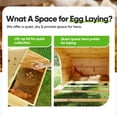 thumbnail image 6 of Quictent Large Metal Chicken Coop Run W/Nesting Box for 30+ Poultry with Heavy Duty Wire Mesh and Waterproof Roof Cover, Outdoor Walk-in Cage Peak Hen House for Yard Farm, 18x9x6.6FT, 6 of 8