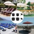 thumbnail image 7 of Casewin 6Pcs Patio Umbrella Base Hole Ring Plug Cover Umbrella Stand Replacement Parts Black Umbrella Base Insert Umbrella Pole Fastening Cap for Old Heavy Umbrella Base, 7 of 7