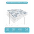 thumbnail image 5 of Light Blue Farmhouse Queen Size Down Alternative Comforter, Lightweight Comforter Quilt Bedding Set with Pillow Shams Retro Botanical Plant Fruit Leaf All Seasons Bed Comforter Duvet Insert 90"x96", 5 of 7