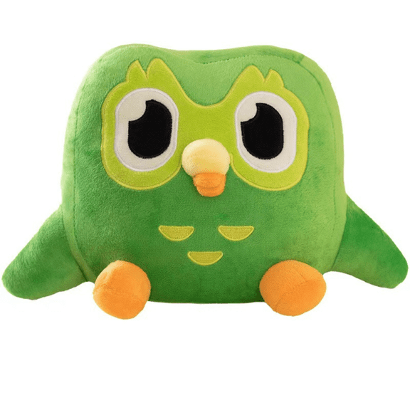 Green Owl Plush Toy Soft Stuffed Animal Pillow Cute Decorative Plush Doll 10.6in