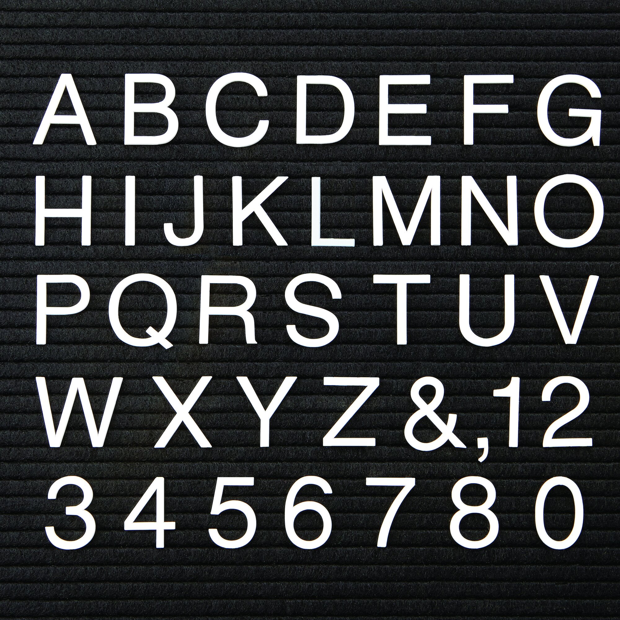 Coca-Cola 3/4" Black Menu Board Letters & Numbers Symbols set! 