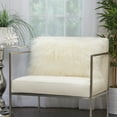 thumbnail image 3 of Faux Fur Solid White Decorative Throw Pillow , 14" x 24", 3 of 3