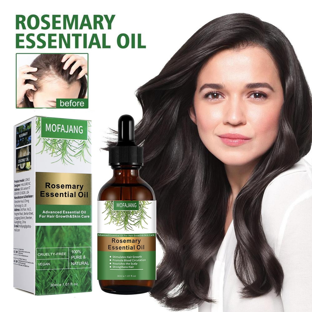 2pcs Rosemary Oil for Hair Growth & Skin Care Pure Organic Growth Essential Oil for Hair Loss
