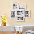 thumbnail image 5 of Studio Decor 20.2" x 21.5" White 6-Opening White Collage Picture Frame - Includes Pre-attached Hanging Hardware, Horizontal or Vertical Display - 1 Pack, 5 of 5