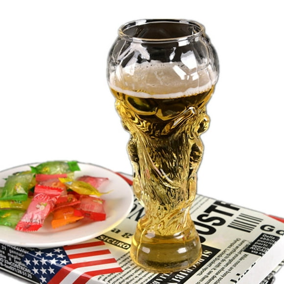 Freedo FIFA Football Design Beer 450ML Transparent Glass Football Cup Design Mugs