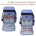 thumbnail image 4 of Bolsa Portátil para Hilos de Tejer Yarwo Tote de Almacenamiento para Ganchillo Azul, 4 of 9