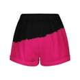 thumbnail image 5 of Pantalons pour Femmes Pantalons Courts Décontractés à Poches Imprimés Colorés avec Cordon de Serrage Rose Vif TG, 5 of 5