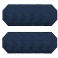 thumbnail image 1 of Furnish My Place Modern Plush Solid Navy Color Rug - Pets and Kids Friendly Rug, Indoor/Outdoor Mat, Area Rugs Great for Kids, Pets, Event, Wedding, Living Room, Made in USA, 3' Octagon - Set of 10, 1 of 10