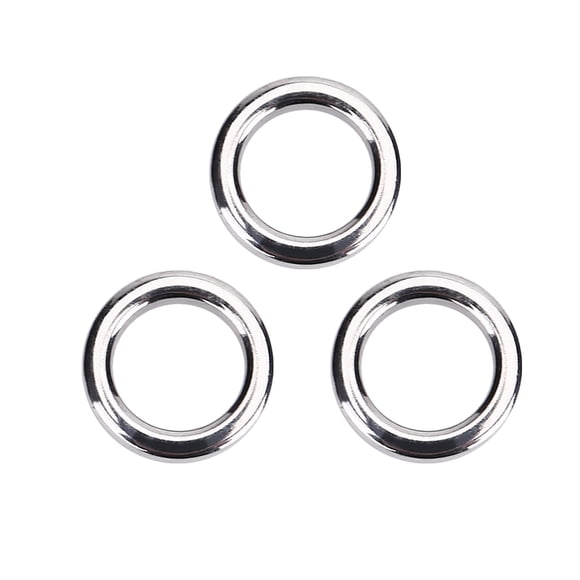Anti-Corrosion Lightweight 50Pcs/Set Sturdy Snap Ring, Split Ring, For Saltwater Freshwater Fishing