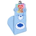 thumbnail image 5 of Care Bear Socks Women's Grumpy Bear Face and Belly Badge Design Pom-Pom Mid-Calf Junior's Crew Socks Size 9-11, 5 of 7