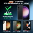 TRAHOO2024 New for Samsung Galaxy S23 Case Waterproof, [Military Grade