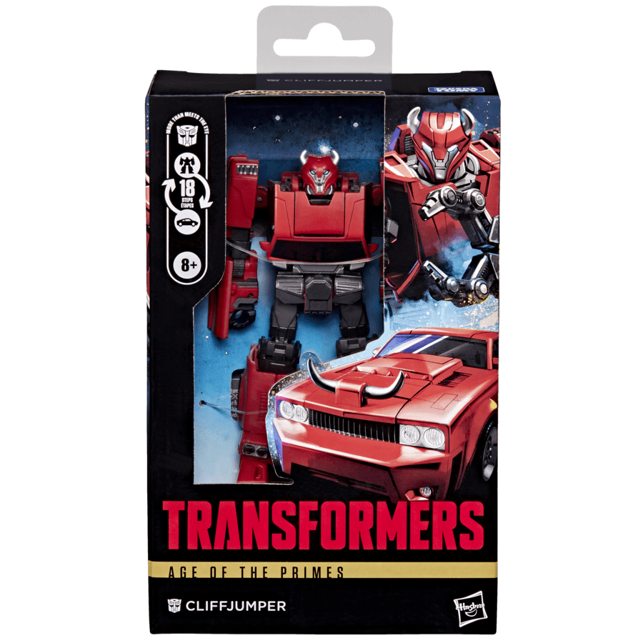 Transformers Toys Age of the Primes Cliffjumper 5-inch Action Figure, 8+