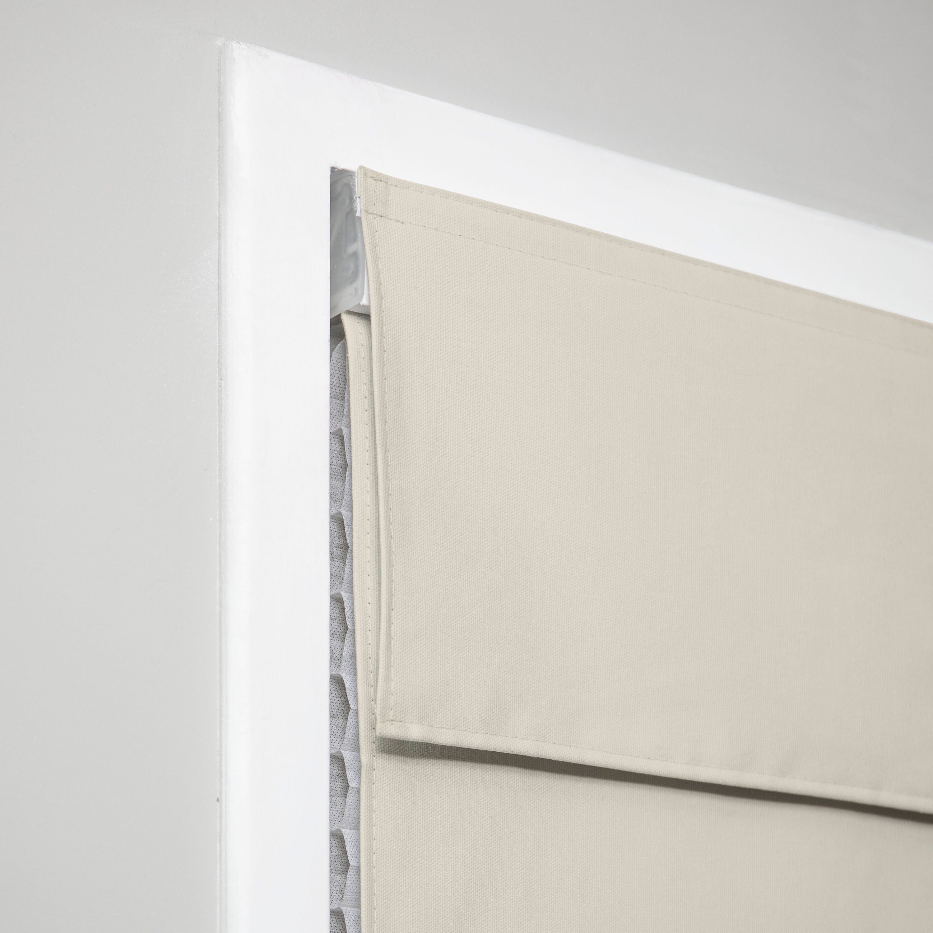 Regal Living Insulating Cordless Blackout Roman Shade, Ivory, 63W x 72L