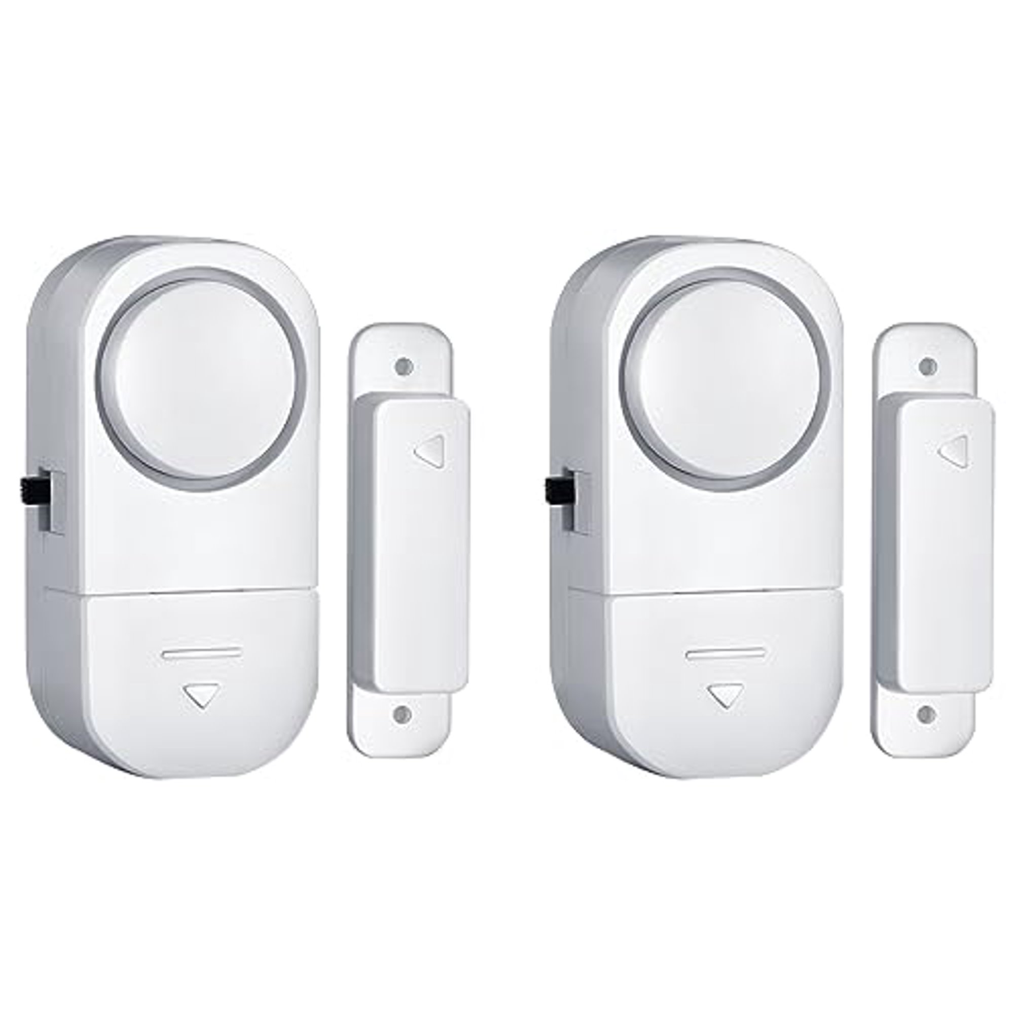 Door Window Alarm 90dB Magnetic Sensor for Home Security and Kids Safety 2 Pack