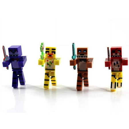 4pcs/set Model Five Nights At Freddy's Block Fnaf Foxy Action Figures Toy