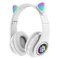 thumbnail image 5 of Auriculares Bluetooth con orejas de gato montados en la cabeza B39 Auriculares inalámbricos con orejas de gato adorables con luz LED intermitente, 5 of 5