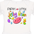 thumbnail image 4 of Inktastic Papa's Little Jellybean Cute Easter Candy Boys or Girls Long Sleeve Baby Bodysuit, 4 of 5