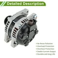 thumbnail image 3 of Alternador automotriz Unique Bargains para Toyota Corolla 1.8L 2009-2013 de alta salida 130A 12V 1 Pc No.270600P151, 3 of 7