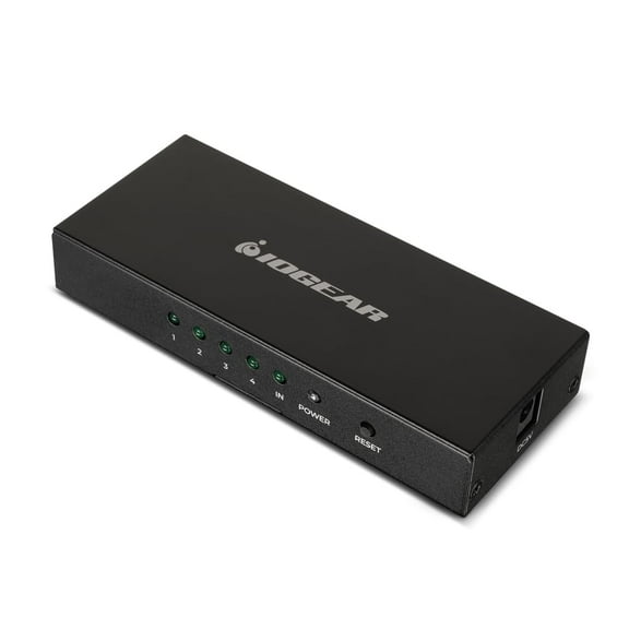 IO Gear GHSP8824 8K 2 Port 1 x 4 HDMI Splitter - Black