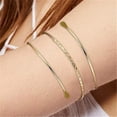 thumbnail image 3 of Brazalete de metal Fernando Brazalete abierto Plata 9cm, 3 of 7