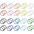 thumbnail image 3 of Keychains or Key Rings, 1 1/5" Loose Leaf Binder Rings for Key Chains, Open Card Rings, Clip Rings for Book Rings, School, Home or Office (50Pack), 3 of 10