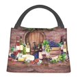 thumbnail image 1 of Balery Bottle Glass Red Wine Bolsa de Aislamiento Portátil – Bolsa de Almuerzo con Forro de Aluminio Mejorado, Funda Impermeable y Fácil de Limpiar para Picnic y Caja de Almuerzo, 1 of 6