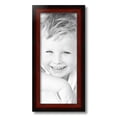 thumbnail image 2 of ArtToFrames 8x19" Matte mahogany Diploma Picture Frame, Brown Wood Poster Frame, with Regular Glass and 2 (FBPL-5108), 2 of 7