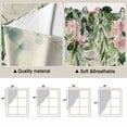 thumbnail image 5 of Sage Green Eucalyptus Leaves Swag Curtains for Kitchen/Bedroom/Living Room, Weeping Floral Summer Botanical Scalloped Curtains 63 Inch Long, Window Swag Topper Curtains Valances 2 Panels Set 36"x63", 5 of 8