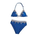thumbnail image 3 of Shadoumai Girls Tankini Swimsuits Size 12 Ruffle Bikini Sets Adjustable Straps Girls Tankini Swimsuit 3 Pieces Ribbed Girls Bathing Suit&nbsp;size 12, 3 of 9