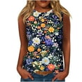 thumbnail image 2 of Women Summer Tops Womens Sleeveless Tops Dressy Womens Summer Shirts Cotton Printed Tshirts Plus Size Tops for Women Summer 2025, 2 of 4