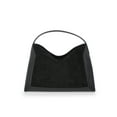 thumbnail image 2 of Scoop Women's Faux Suede Hobo Tote Bag, Black, 2 of 3