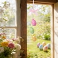 thumbnail image 6 of Eespoir Easter Egg String, Spring Artificial Flowers Easter Egg, Foam Wrapped Paper Eggs, Easter Hanging Ornaments for Easter Party Tree, 6 of 6