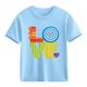 thumbnail image 1 of TaTaai School Season Cute Print Short Sleeve T-Shirt, Valentine's Day Casual Top, Unisex All Season Graphic Tee Gift, 1 of 8