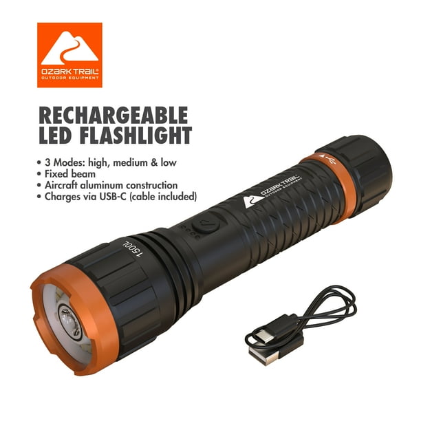 1500 lumen rechargeable flashlight sam& 39 TRAC TACT-RX LED time on a single charge Flipo Tactical 1500-Lumen Mini Rechargeable